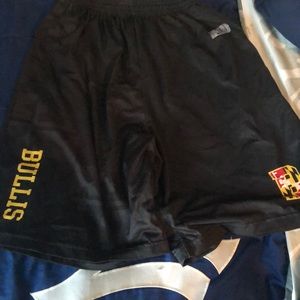 Black Maryland flag athletic shorts